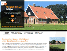 Tablet Screenshot of nieuwewemebouw.nl